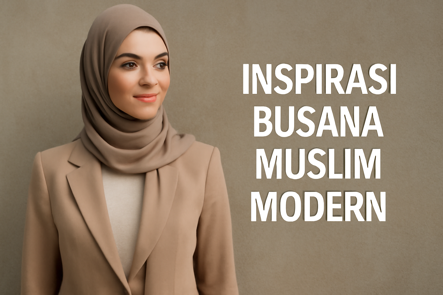 Inspirasi Busana Muslim Modern